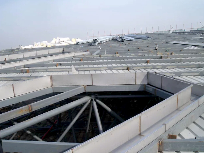 洪湖安吉县体育馆网架